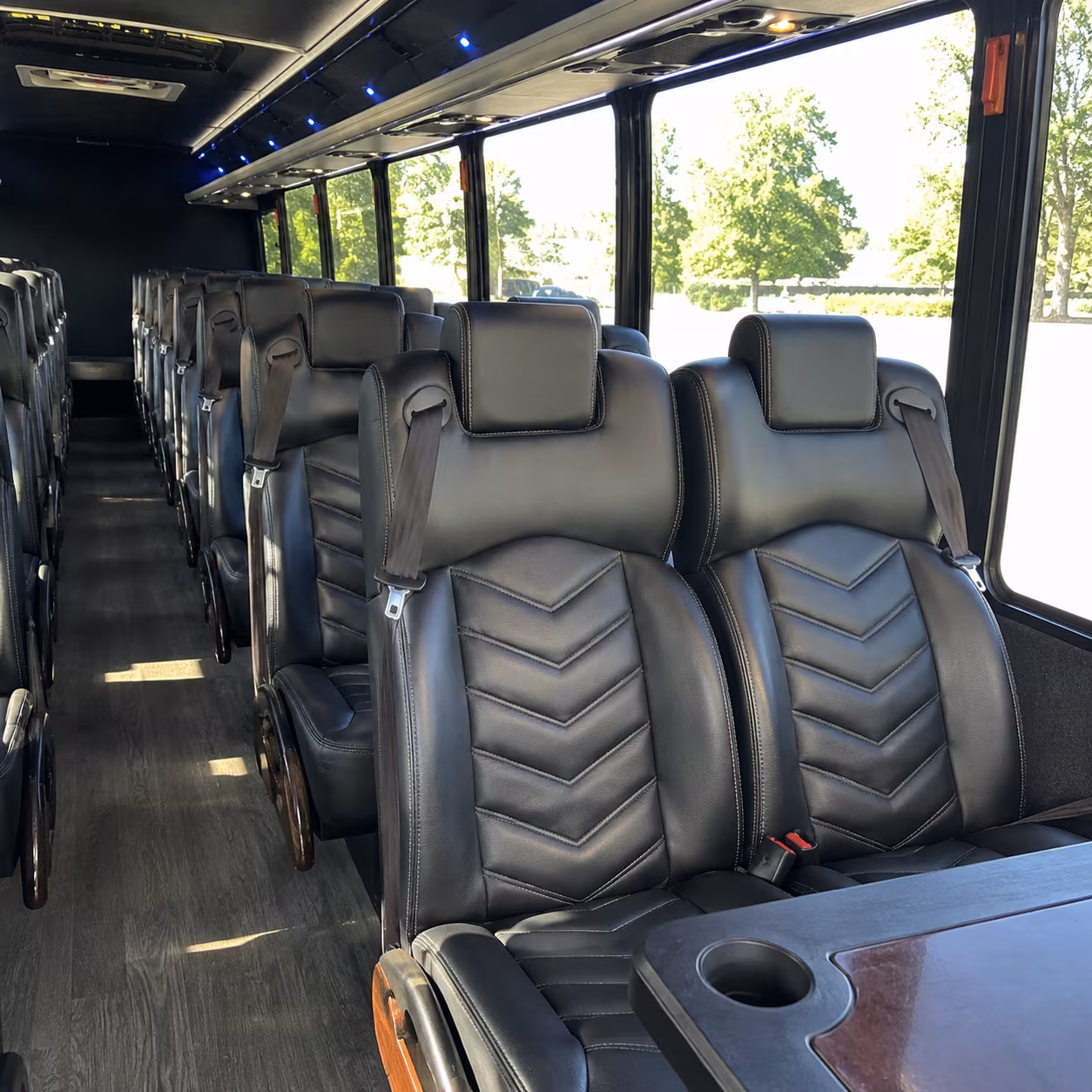 airport transfer buses for wedding guests flying into ontario international