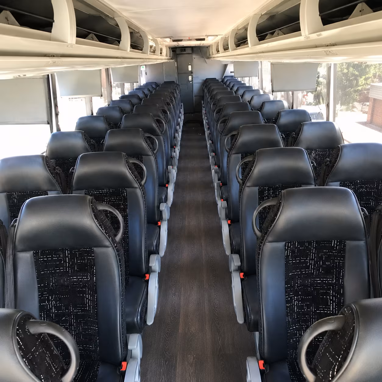 charter bus shuttle service for upland s warehouse and distribution groups