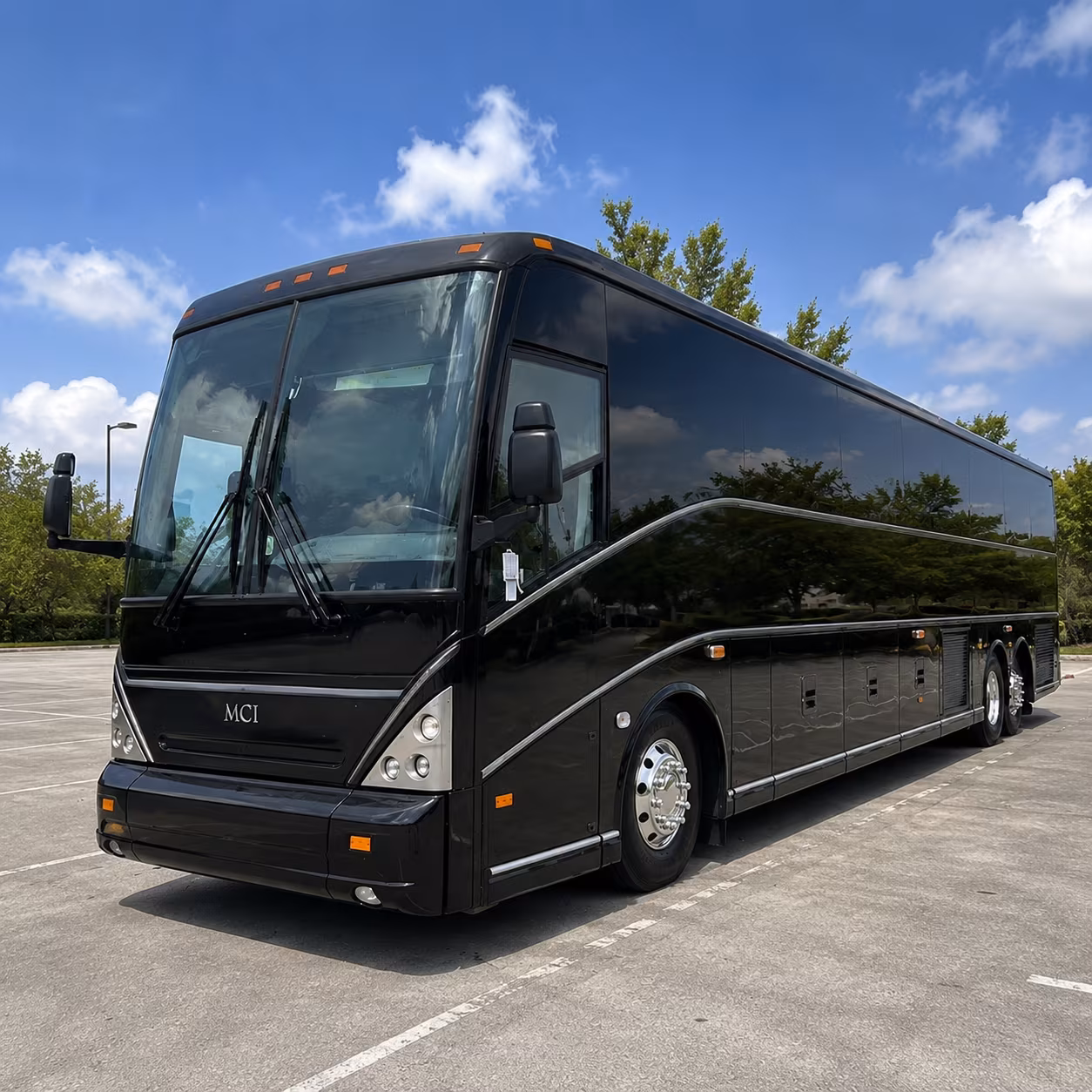 upland bus rental service area
