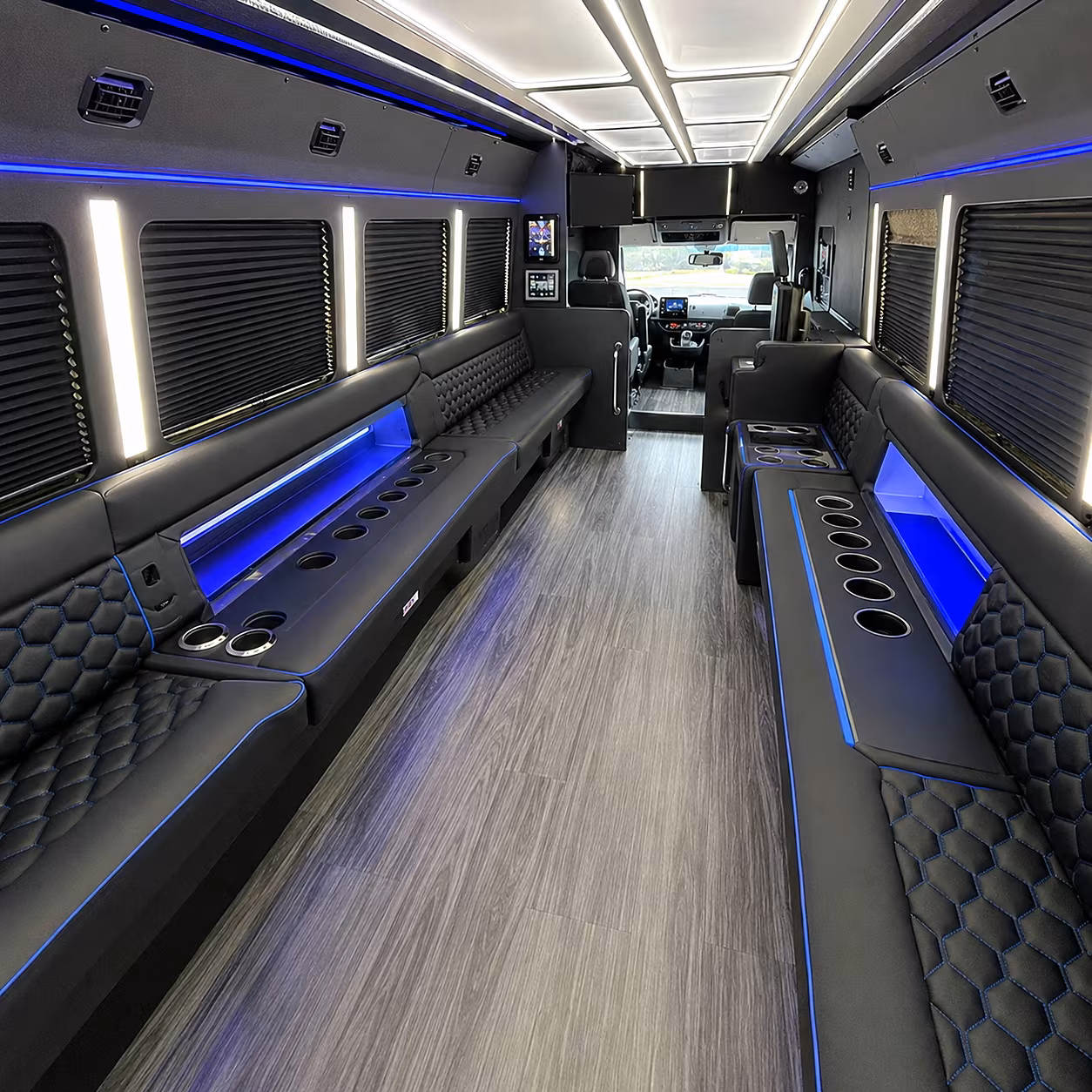 upland party bus inside