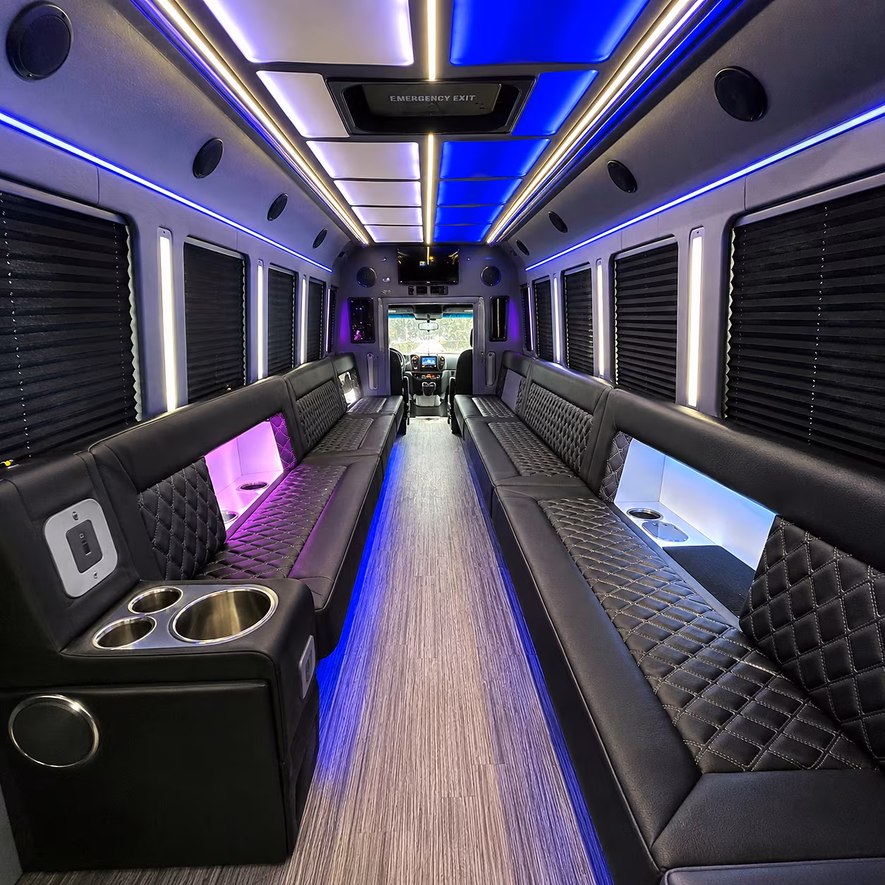 upland party bus rentals inside